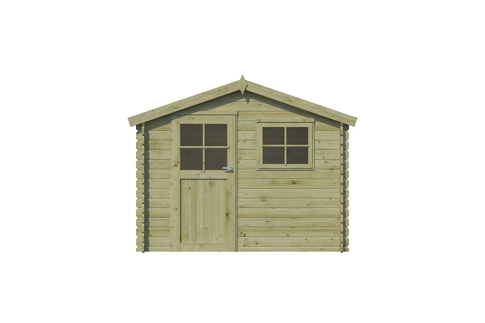 Woodlands Blokhut Salzburg Groen Geïmpregneerd 295 x 248 cm - Afbeelding 2